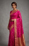 Pink Banarasi Saree
