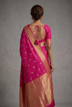 Pink Banarasi Saree